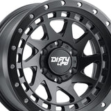 1 X DIRTY LIFE ENIGMA 17X9 6-139.7 106 Hub -12 Offset Black Wheel Rim