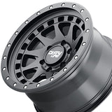 1 X DIRTY LIFE ENIGMA 17X9 6-139.7 106 Hub -12 Offset Black Wheel Rim