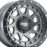 1 X DIRTY LIFE ENIGMA 17X9 5-127 71.5 Hub -38 Offset Black Wheel Rim