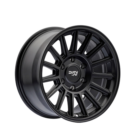1 X DIRTY LIFE JOURNEY 17X8.5 5-127 78.1 Hub 0 Offset Black Wheel Rim