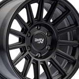 1 X DIRTY LIFE JOURNEY 17X8.5 6-139.7 106 Hub 0 Offset Black Wheel Rim