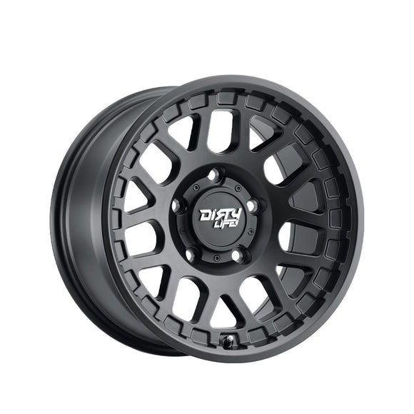 1 X DIRTY LIFE MESA 17X9 6-139.7 106 Hub 0 Offset Black Wheel Rim