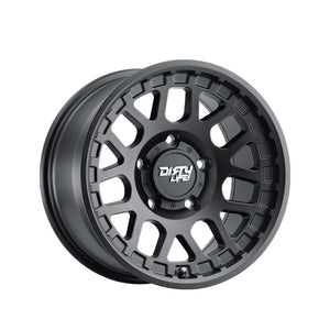 1 X DIRTY LIFE MESA 17X9 6-139.7 106 Hub -12 Offset Black Wheel Rim