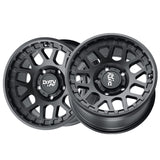 1 X DIRTY LIFE MESA 17X9 6-139.7 106 Hub -12 Offset Black Wheel Rim
