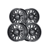 1 X DIRTY LIFE MESA 17X9 5-127 78.1 Hub -12 Offset Black Wheel Rim