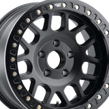 1 X DIRTY LIFE MESA RACE 17X9 6-139.7 106 Hub -12 Offset Black Wheel Rim