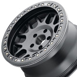 1 X DIRTY LIFE MESA RACE 17X9 6-139.7 106 Hub -12 Offset Black Wheel Rim