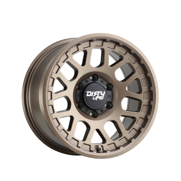 1 X DIRTY LIFE MESA 17X9 6-139.7 106 Hub 0 Offset Bronze Wheel Rim