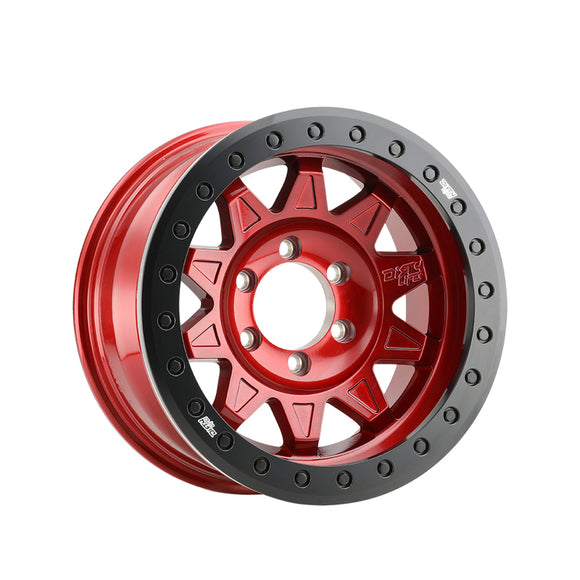 1 X DIRTY LIFE ROADKILL RACE 17X9 5-127 71.5 Hub -14 Offset Black Wheel Rim