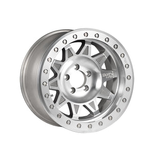 1 X DIRTY LIFE ROADKILL RACE 14X7 4-156 131.1 Hub 13 Offset Silver Wheel Rim