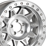 1 X DIRTY LIFE ROADKILL RACE 17X9 5-127 71.5 Hub -14 Offset Silver Wheel Rim