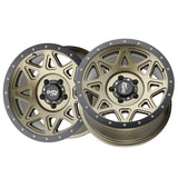 1 X DIRTY LIFE THEORY 17X9 6-139.7 106 Hub -12 Offset Black Wheel Rim