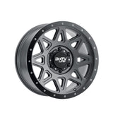 1 X DIRTY LIFE THEORY 17X9 6-139.7 106 Hub -12 Offset Black Wheel Rim