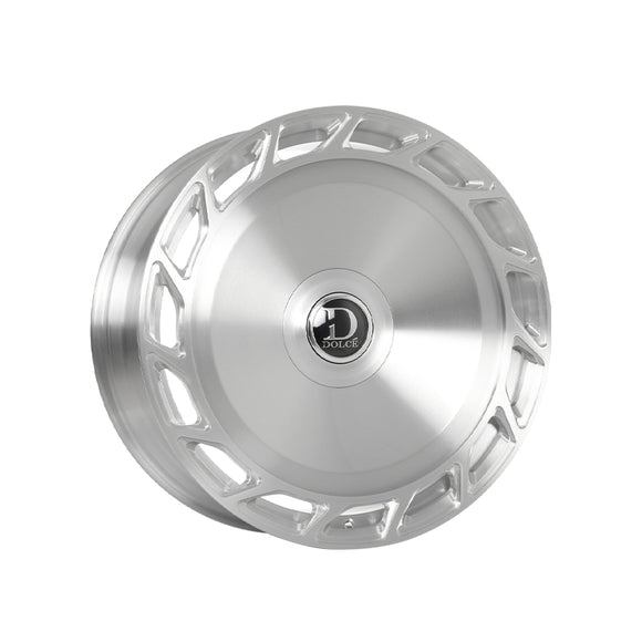 1 X Dolce Luxury Bigboy 24X10 Blank 73.1 Hub 6.88 Offset Brush W Clear Coat Wheel Rim