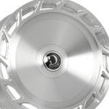 1 X Dolce Luxury Bigboy 26X10 Blank 73.1 Hub 6.65 Offset Brush W Clear Coat Wheel Rim