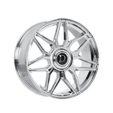 1 X Dolce Luxury Verona 24x10 6x139.7 73.1 Hub 6.88 Offset Chrome Wheel Rim
