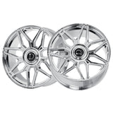 1 X Dolce Luxury Verona 22x9.5 6x139.7 73.1 Hub 6.63 Offset Chrome Wheel Rim