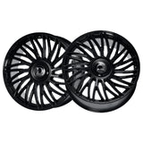 1 X Dolce Luxury Sesto 22x9.5 6x139.7 73.1 Hub 5.96 Offset Glossy Black Wheel Rim