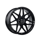 1 X Dolce Luxury Verona 24x10 6x135/6x139.7 87.1 Hub 6.48 Offset Glossy Black Wheel Rim
