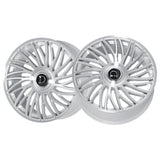 1 X Dolce Luxury Sesto 22x9.5 6x135/6x139.7 87.1 Hub 6.63 Offset Glossy Sliver Brush Face Wheel Rim