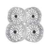 1 X Dolce Luxury Sesto 22x9.5 6x139.7 73.1 Hub 5.96 Offset Glossy Sliver Brush Face Wheel Rim