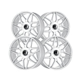 1 X Dolce Luxury Verona 22x9.5 6x135/6x139.7 87.1 Hub 6.63 Offset Glossy Sliver Brush Face Wheel Rim