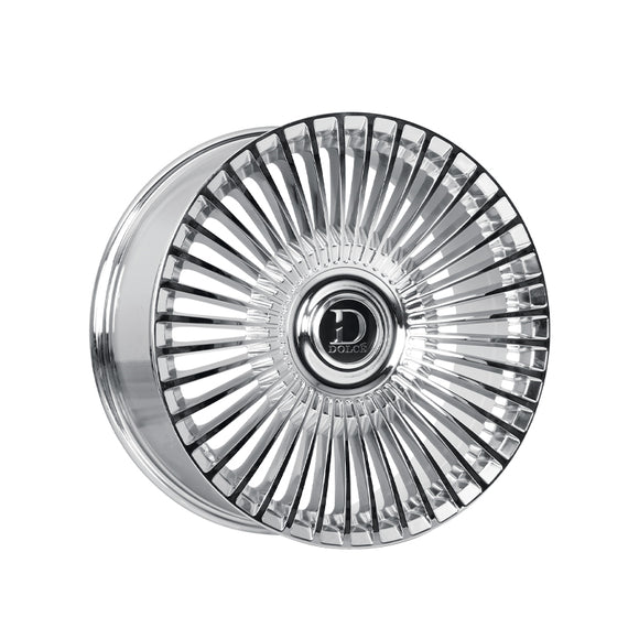 1 X Dolce Luxury Trento 22X10.5 Blank 73.1 Hub 6.73 Offset Chrome Wheel Rim