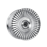 1 X Dolce Luxury Trento 22X9.5 6X135/139.7 87.1 Hub 5.96 Offset Chrome Wheel Rim
