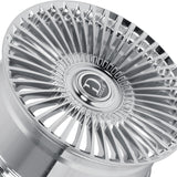 1 X Dolce Luxury Trento 22X10.5 Blank 73.1 Hub 6.73 Offset Chrome Wheel Rim