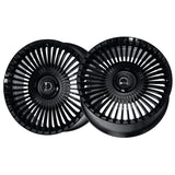1 X Dolce Luxury Trento 24X9 5X115/120 74.1 Hub 5.58 Offset Glossy Black Wheel Rim