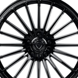 1 X Dolce Performance Ghost 19X8.5 5X112 66.56 Hub 5.85 Offset Gloss Black Wheel Rim