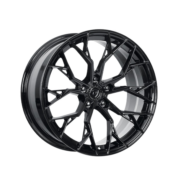 1 X Dolce Performance Aria 20x8.5 5x120 72.56 Hub 5.85 Offset Gloss Black Wheel Rim