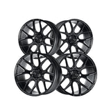 1 X Dolce Performance Monza 19x9.5 5x114.3 73.1 Hub 6.82 Offset Gloss Black Wheel Rim