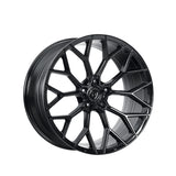 1 X Dolce Performance Pista 19x8.5 5x120 72.56 Hub 5.85 Offset Gloss Black Wheel Rim