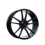 1 X Dolce Performance Vain 20x8.5 5x120 72.56 Hub 5.85 Offset Gloss Black Wheel Rim