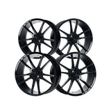 1 X Dolce Performance Vain 20x8.5 5x112 66.56 Hub 6.13 Offset Gloss Black Wheel Rim