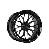 1 X Dolce Performance Magari 19X9.5 5X114.3 73.1 Hub 6.82 Offset Gloss Black Wheel Rim