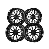 1 X Dolce Performance Magari 22X9 5X115 72.56 Hub 5.59314960629921 Offset Gloss Black Wheel Rim