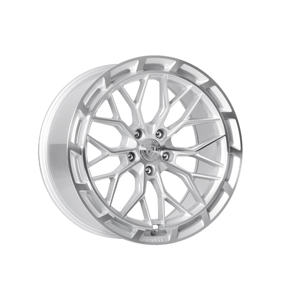 1 X Dolce Performance Magari 19X8.5 5X112 66.6 Hub 0 Offset Gloss Silver  Wheel Wheel Rim