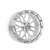 1 X Dolce Performance Magari 22X10.5 5X114.3 73.1 Hub 0 Offset Gloss Silver  Wheel Wheel Rim
