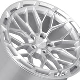 1 X Dolce Performance Magari 19X9.5 5X112 66.6 Hub 0 Offset Gloss Silver  Wheel Wheel Rim
