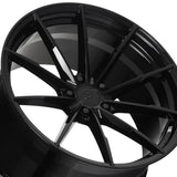 1 X Dolce Performance Veloce 20X8.5 5X120 74.1 Hub 5.85 Offset Gloss Black Wheel Rim