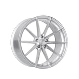 1 X Dolce Performance Veloce 20X10 5X114.3 73.1 Hub 0 Offset Gloss Silver Machined Face Wheel Wheel Rim