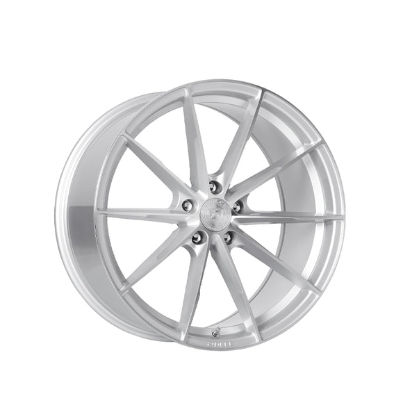 1 X Dolce Performance Veloce 20X8.5 5X114.3 73.1 Hub 0 Offset Gloss Silver Machined Face Wheel Wheel Rim