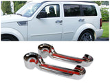 Coolstuffguru Compatible with Dodge Nitro Jeep Liberty Jeep Wrangler Chrome Door Handle Cover Trims