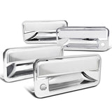 Coolstuffguru Compatible with Chevy GMC C/K Yukon Suburban Pickup Chrome 4PC Door Handle Covers