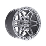 1 X Dropstars Trail Series 602MS 20X10 6X135 106.2 Hub -19 Offset Machined and Silver Wheel Rim