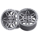 1 X Dropstars Trail Series 602MS 20X10 5X5.00 78.1 Hub -19 Offset Machined and Silver Wheel Rim