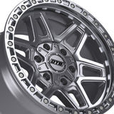 1 X Dropstars Trail Series 602MS 20X9 6X135 106.2 Hub +00 Offset Machined and Silver Wheel Rim