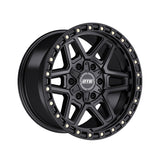 1 X Dropstars Trail Series 602SB 20X10 6X135 106.2 Hub -19 Offset Satin Black Wheel Rim